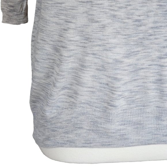 Aritzia Wilfred Balzac Linen Blend Sweater Heather Gray Size M - Picture 3 of 12